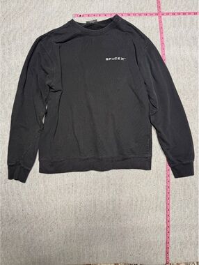 SpaceX Black Crewneck Sweatshirt Size Large